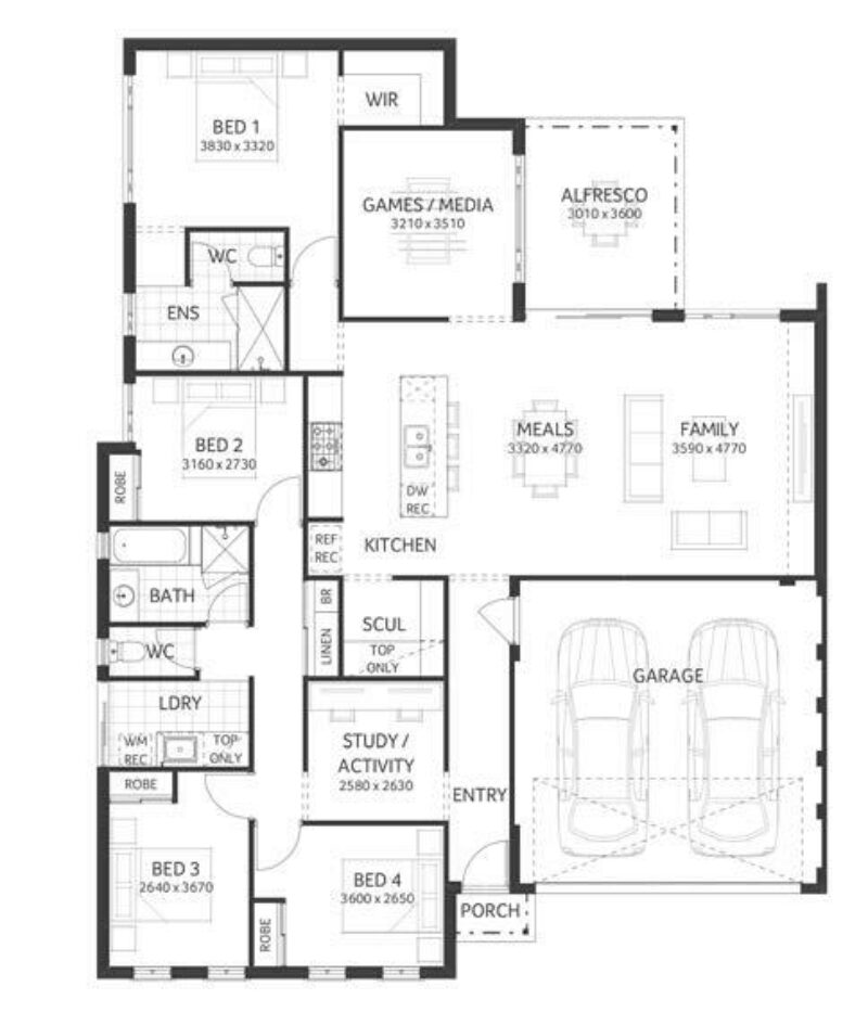 Lot 170 Floor Plan