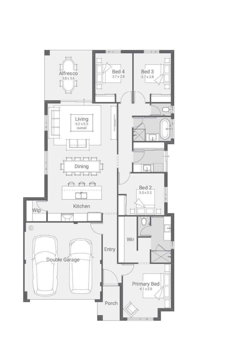 Baldivis Lot 174 Floor Plan